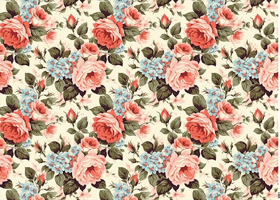 CN6961 Kwiaty Vintage