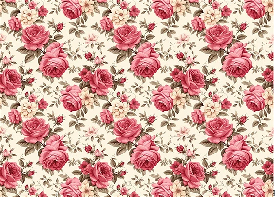 CN6962 Kwiaty Vintage