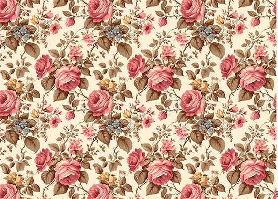 CN6968 Kwiaty Vintage