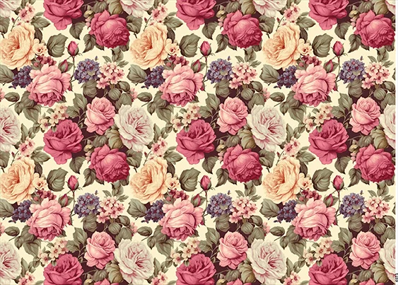 CN6973 Kwiaty Vintage