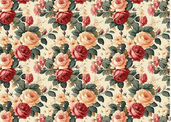 CN6974 Kwiaty Vintage