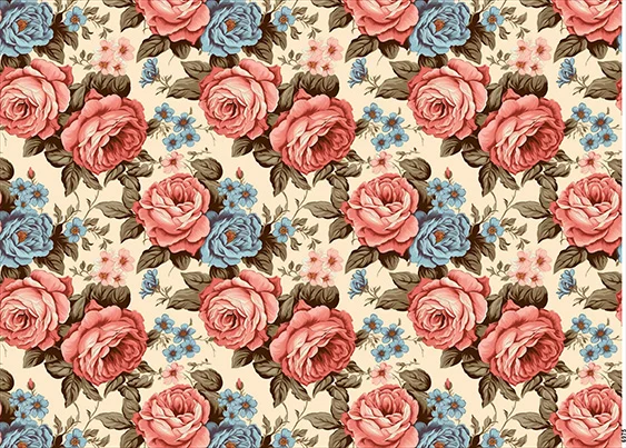 CN6975 Kwiaty Vintage