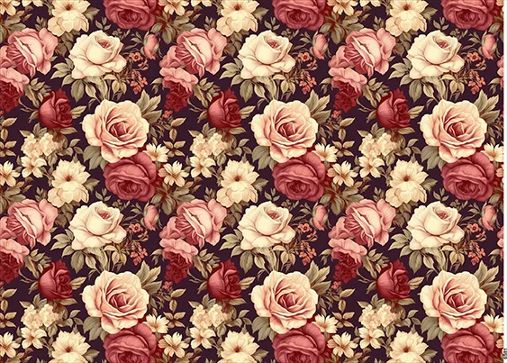CN6981 Kwiaty Vintage