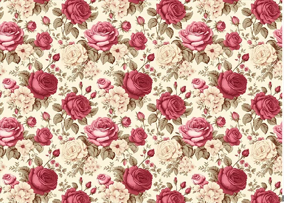 CN6984 Kwiaty Vintage