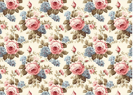CN6986 Kwiaty Vintage