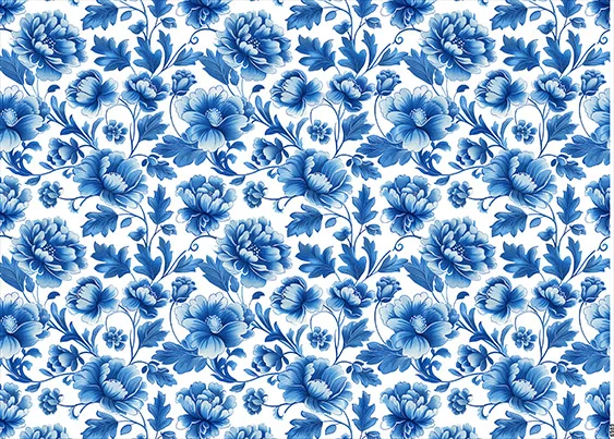 CN6989 Kwiaty Vintage