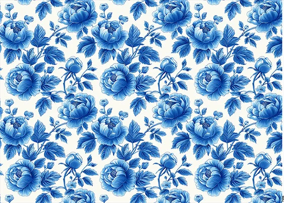 CN6996 Kwiaty Vintage