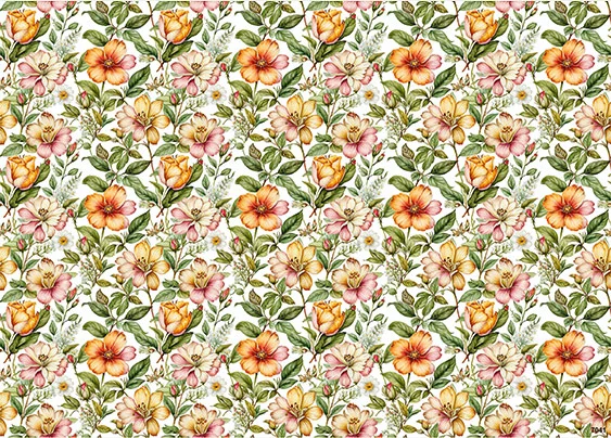 CN7041 Kwiaty Vintage