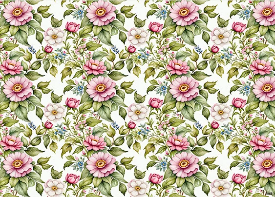 CN7066 Kwiaty Vintage