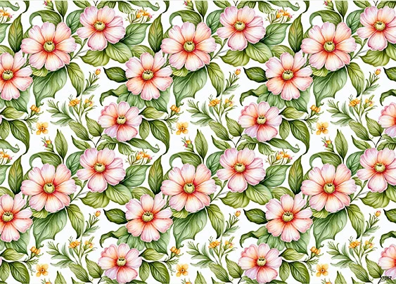 CN7067 Kwiaty Vintage