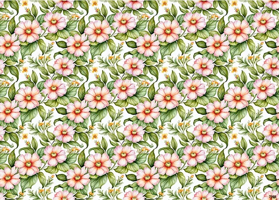 CN7068 Kwiaty Vintage