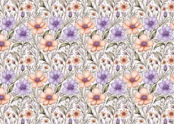 CN7093 Kwiaty Vintage