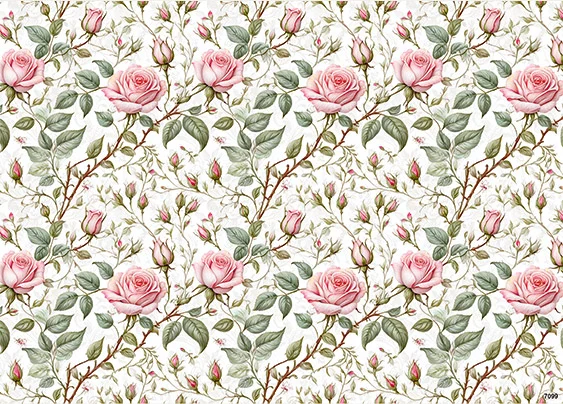 CN7099 Kwiaty Vintage