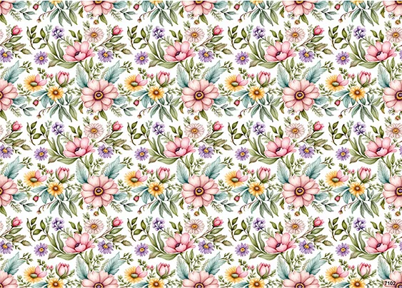 CN7102 Kwiaty Vintage