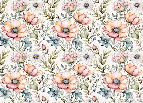 CN7103 Kwiaty Vintage