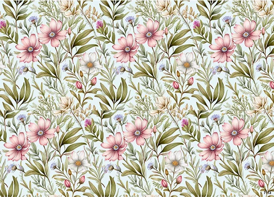 CN7113 Kwiaty Vintage
