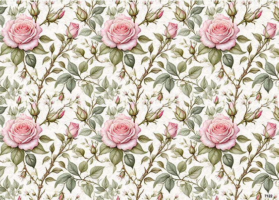 CN7122 Kwiaty Vintage