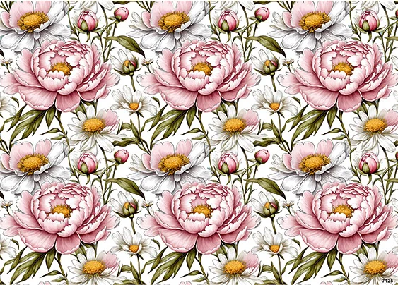 CN7125 Kwiaty Vintage
