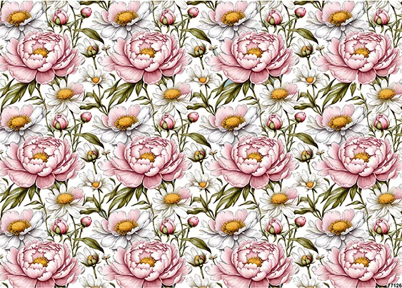 CN7126 Kwiaty Vintage
