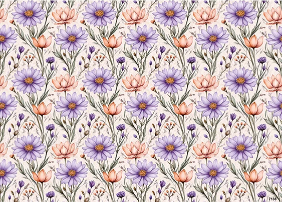 CN7138 Kwiaty Vintage