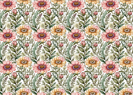 CN7141 Kwiaty Vintage