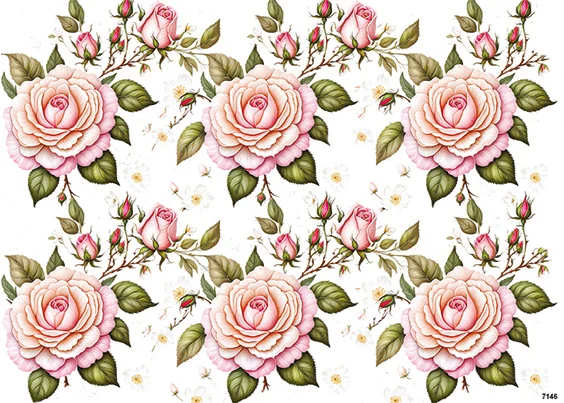 CN7146 Kwiaty Vintage