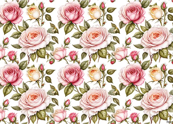 CN7156 Kwiaty Vintage