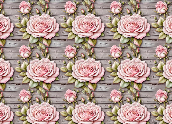 CN7163 Kwiaty Vintage
