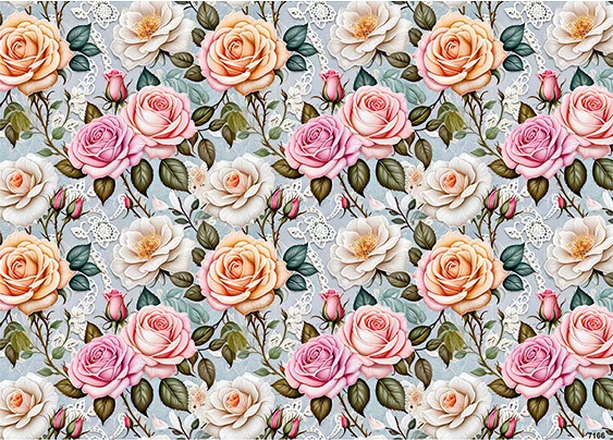 CN7166 Kwiaty Vintage