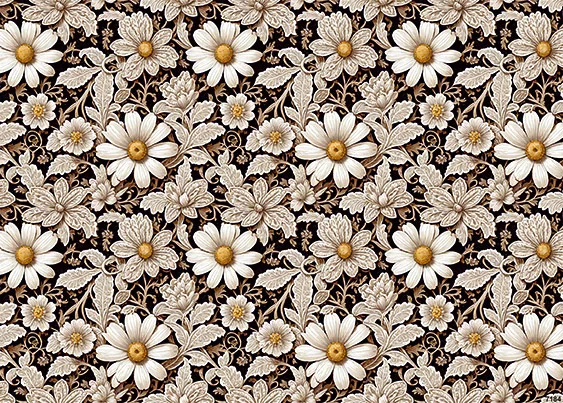 CN7184 Kwiaty Vintage