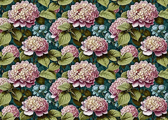 CN7189 Kwiaty Vintage