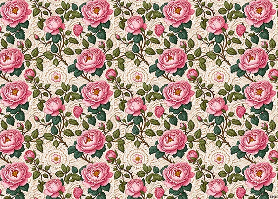CN7210 Kwiaty Vintage