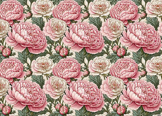 CN7211 Kwiaty Vintage