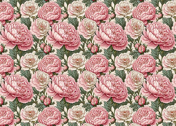 CN7212 Kwiaty Vintage