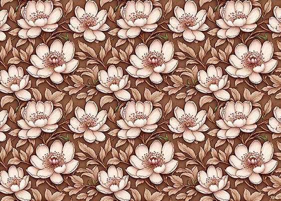 CN7213 Kwiaty Vintage