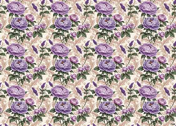 CN7246 Kwiaty Vintage