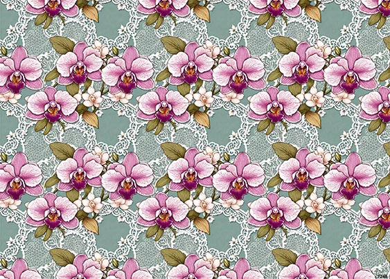 CN7248 Kwiaty Vintage