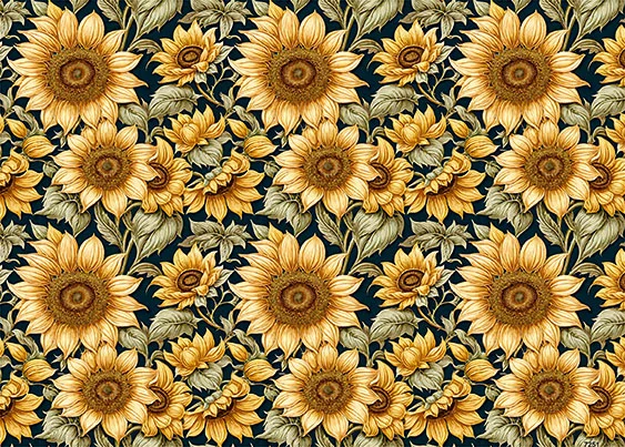 CN7251 Kwiaty Vintage