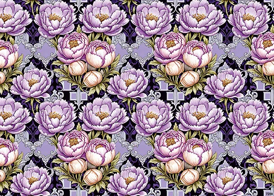 CN7259 Kwiaty Vintage