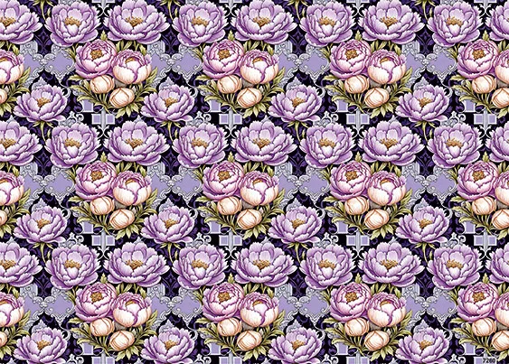 CN7260 Kwiaty Vintage