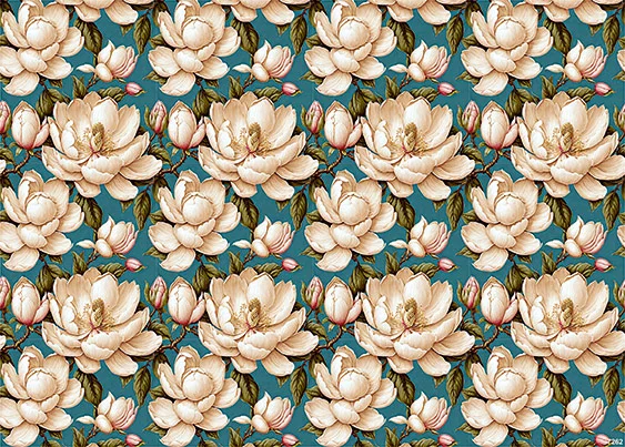 CN7262 Kwiaty Vintage