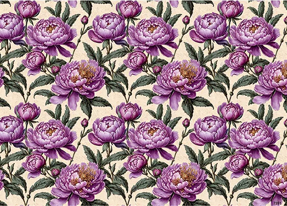 CN7281 Kwiaty Vintage