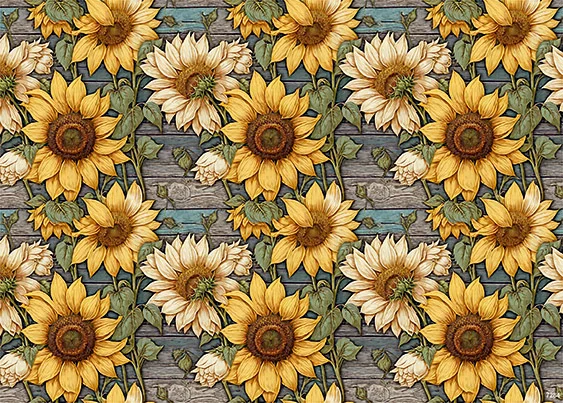CN7284 Kwiaty Vintage