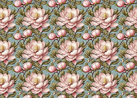CN7291 Kwiaty Vintage