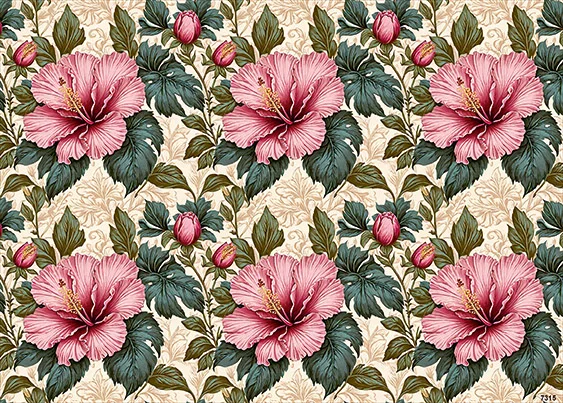 CN7315 Kwiaty Vintage