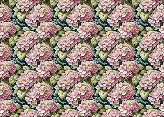 CN7347 Kwiaty Vintage