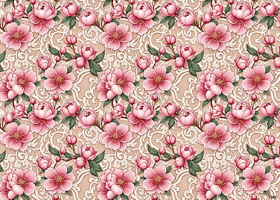 CN7362 Kwiaty Vintage