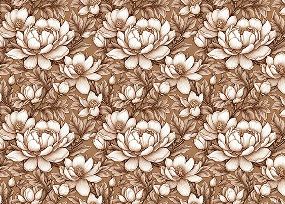 CN7381 Kwiaty Vintage