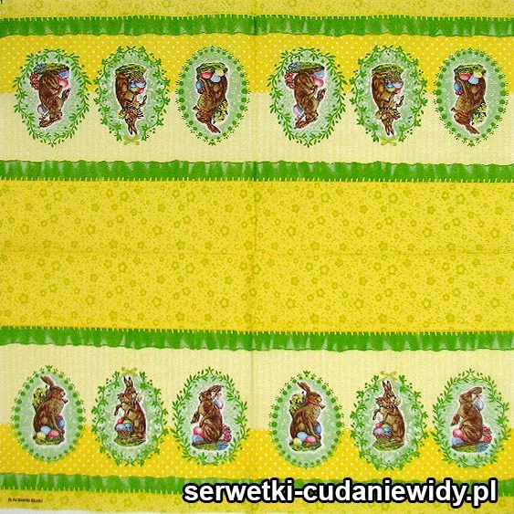 0090 Wielkanocny Wzór Retro
