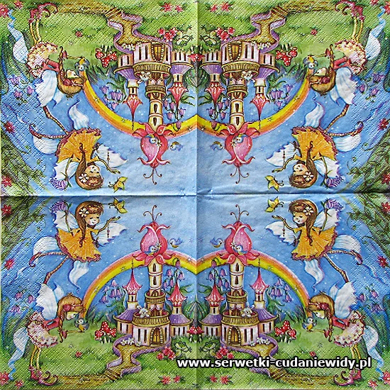 0179 Maguc Fairies With Castle